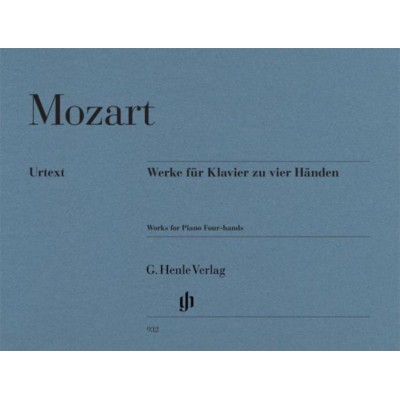 HENLE VERLAG Mozart W.a. - Works For Piano FOUR-hands