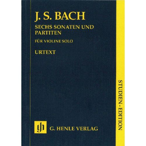 HENLE VERLAG BACH J.S. - SONATAS AND PARTITAS BWV 1001-1006 FOR VIOLIN SOLO (NOTATED AND ANNOTATED VERSION)