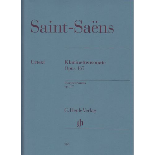 SAINT-SAENS CAMILLE - KLARINETTENSONATE OP.167