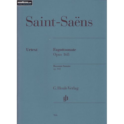 SAINT-SAENS C. - SONATE POUR BASSON OP. 168 
