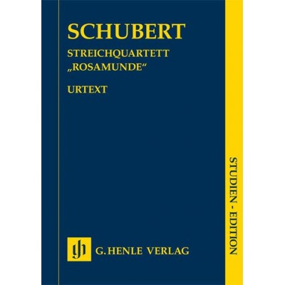 HENLE VERLAG SCHUBERT F. - QUATUOR A CORDES LA MINEUR OP.29 D 804 "ROSAMUNDE" - SCORE 