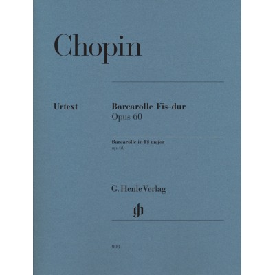 CHOPIN F. - BARCAROLLE OP. 60 - PIANO