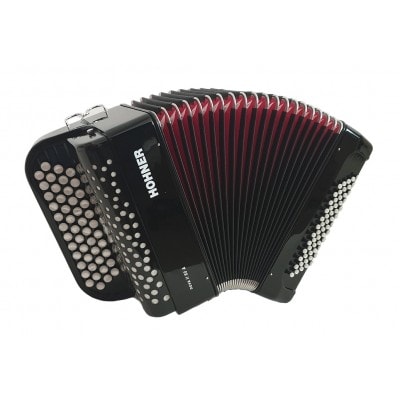 HOHNER NOVA II 60A NOIR TOUCHES BOUTONS EN SOL/SOL