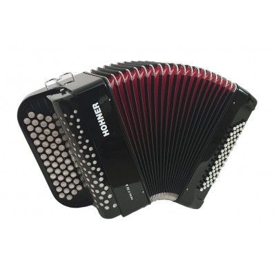 HOHNER NOVA II 60A BUTTONS IN G/G BLACK