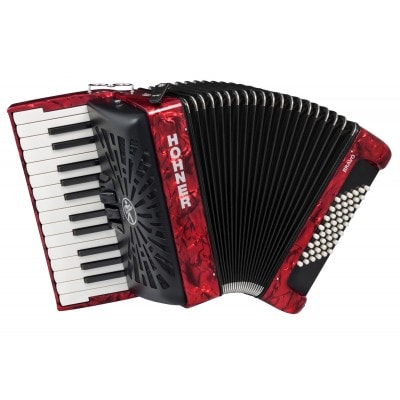 HOHNER BRAVO II 48 ROUGE