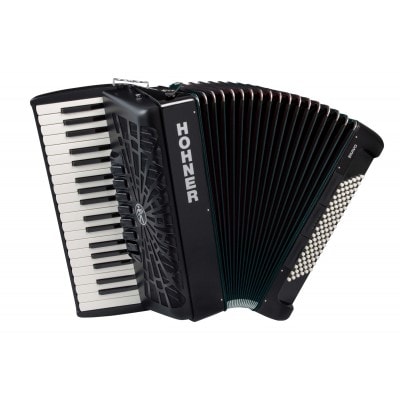 HOHNER ACORDEN CROMTICO PIANO KEY BRAVO III 96 BLACK - - PRODUCTO DE OCASIÓN