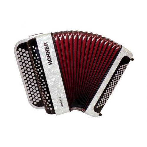 HOHNER NOVA II 60 BLANC TOUCHES BOUTONS EN SOL/SOL