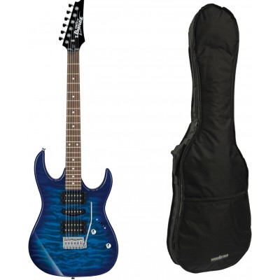 Pack Grx70Qa-Tbb-Transparent Blue Burst Gio + Gigbag