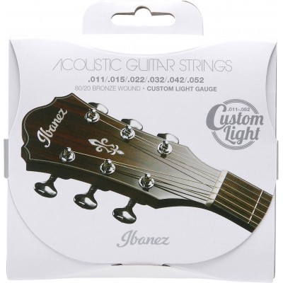 IBANEZ IACS62c 80/20 Bronze Wound Custom Light 11-52