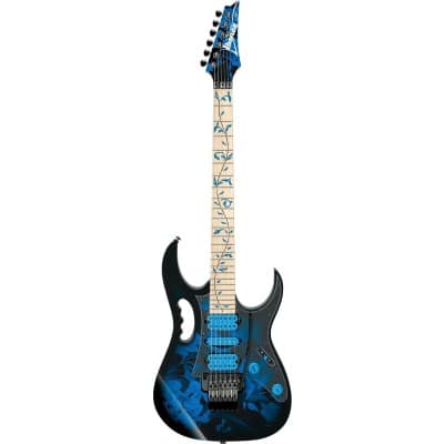 JEM77P BLUE FLORAL PATTERN PREMIUM STEVE VAI SIGNATURE