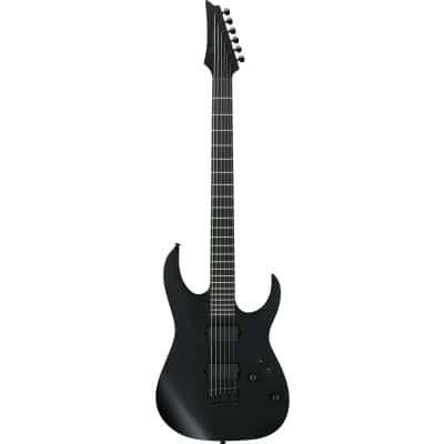 IBANEZ RGRTBB21-BKF BLACK FLAT IRON LABEL