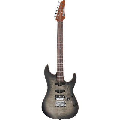 IBANEZ Tqm2 Signature Tim Quayle Charcol Black Burst Flat