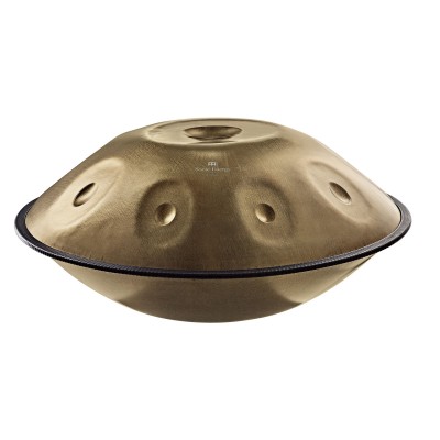 SONIC ENERGY SENSORY HANDPAN, STAINLESS STEEL, VINTAGE GOLD, C# MINOR (432 Hz) 9 NOTES
