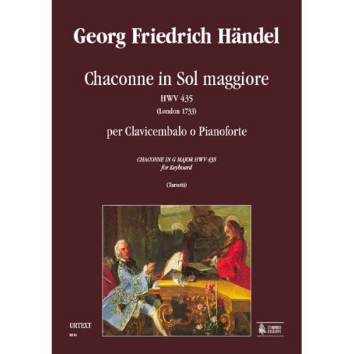 HAENDEL G.F. - CHACONNE IN G MAJ HWV 435 (LONDON 1733) - KEYBOARD