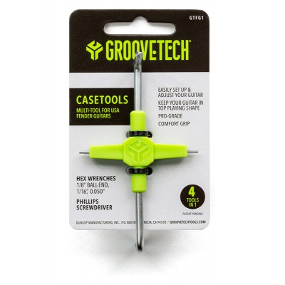 GROOVETECH CRUZ TOOLS Groovetech CLé 4-en-1 pour Guitare