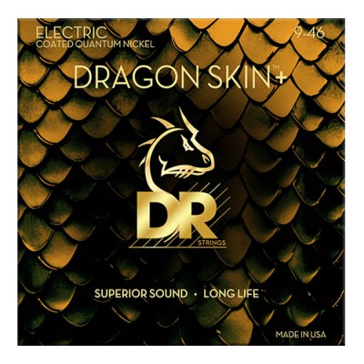 DR STRINGS 9-46 DRAGON SKIN+ COATED LIGHT TO MEDIUM