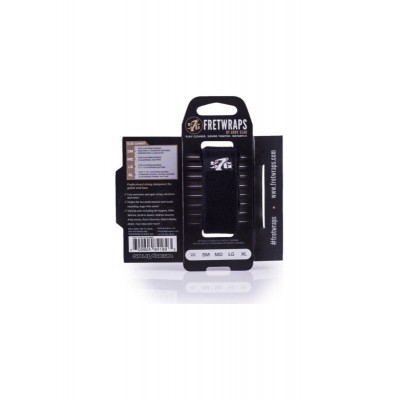 FretWraps, S7G Black - Medium