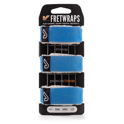 FretWraps 3-Pack, Sky Blue - Large
