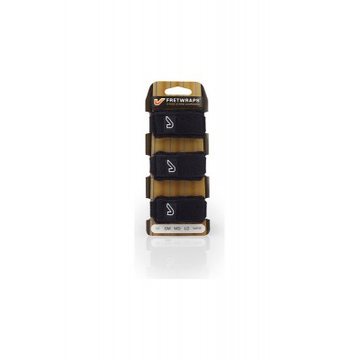 GRUVGEAR FretWraps 3-Pack, Black - Medium