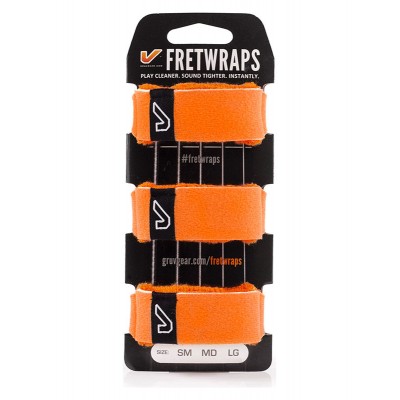 FretWraps 3-Pack, Flare Orange - Small