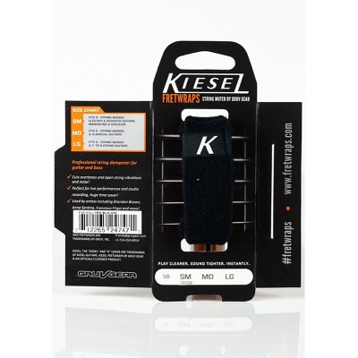 FretWraps, Kiesel Black - Large