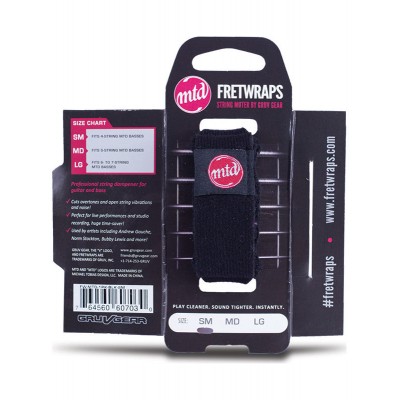 FretWraps, MTD Black - Medium