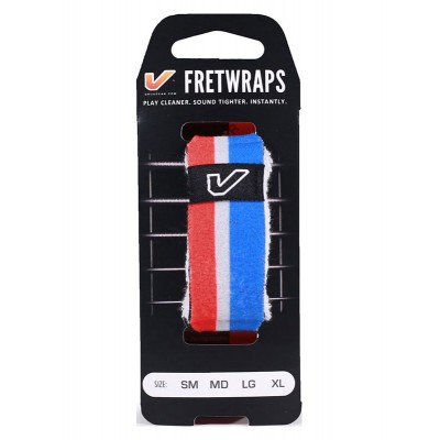 GRUVGEAR FretWraps World Flags, Red-White-Blue - Small