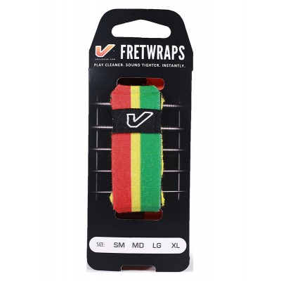 FretWraps World Flags, Red-Yellow-Green - Medium