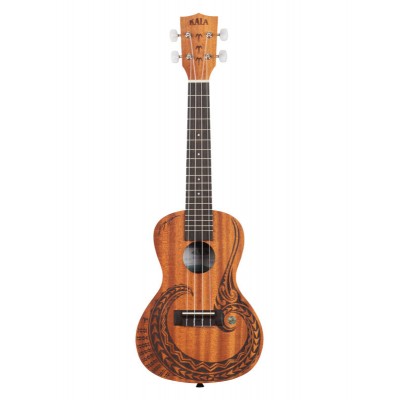 Maori Courage Mahogany Concert + Housse