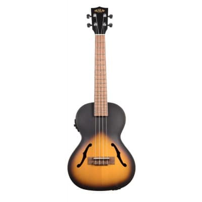 CROSSOVER ARCHTOP HOLLOW TENOR ELECTRO-ACOUSTIQUE TOBACCO