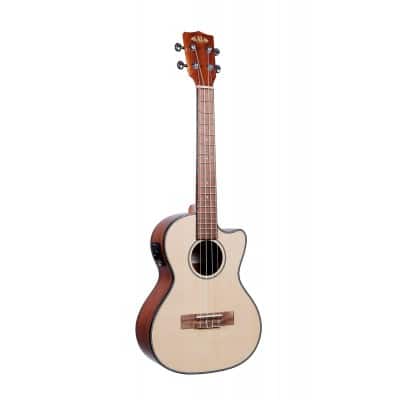 SOLID SPRUCE TOP-MAHOGANY TENOR CUTAWAY ELECTRO-ACOUSTIC CUTAWAY