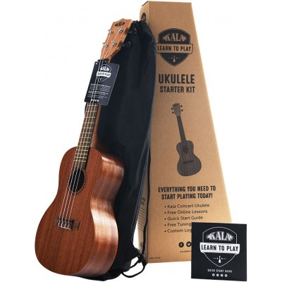 KALA Kala-Ltp-C Learn To Play Concert Mahogany