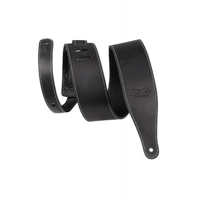 6.4 CM, SOFT LEATHER - BLACK
