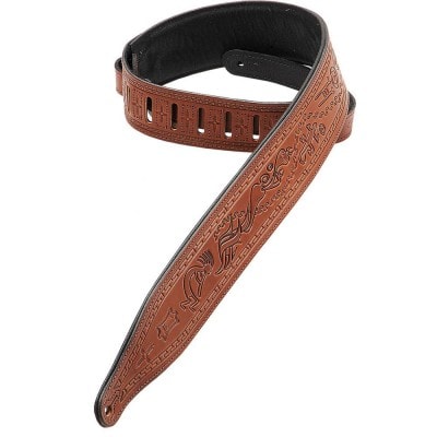 6.4 CM KOKOPELLI BROWN LEATHER