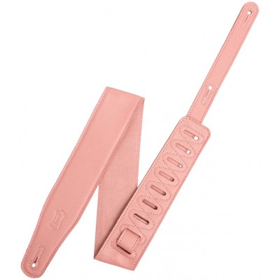 THE PASTEL - LEATHER STRAP WITH SUEDE BACK - SALMON