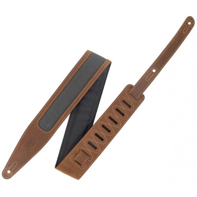 THE VOYAGE PRO - CRAZY HORSE LEATHER STRAP WITH WAX CANVAS WINDOW - BROWN-GREY
