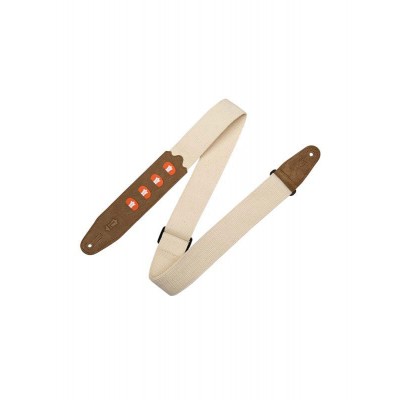 COTTON STRAP WITH 4 PICK HOLDERS, 5 CM - NATURAL/NATUREL