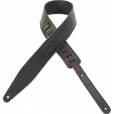 LEVYS MOTORCYCLE - 6.4 CM, LEATHER WITH MOTORCYCLE COAT TYPE PADDING - BLACK