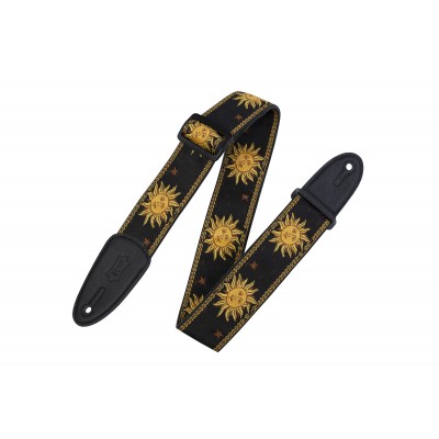 5 CM POLYPROPYLENE & LEATHER WITH BLACK SUN PATTERNS