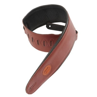 11 CM BURGUNDY PADDED LEATHER