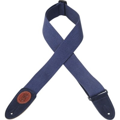 5 CM COTTON WITH NAVY LEATHER LEVY'S LOGO