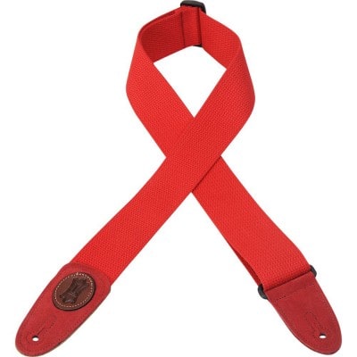 5 CM COTON AVEC LOGO LEVY'S EN CUIR ROUGE