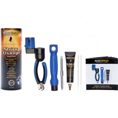 MUSICNOMAD STRING CHANGE TOOL KIT (WINDER, CUTTER, TUNE-IT, OCTOPUS ARM)