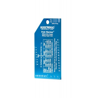 MN822 Fret Rocker - Régle pour Mesurer Hauteur Des Cordes et Des Micros