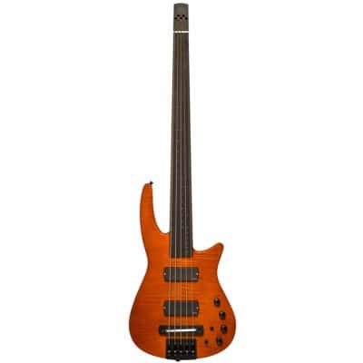 BASS 5 RADIUS FRETLESS - AMBER SATIN