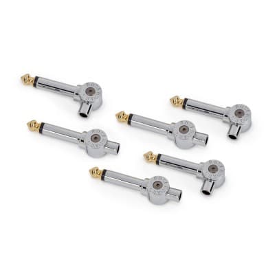 Rockboard Jack Solderless - 6 Jack, 1 Coupeur, 1 Cle - Chrome