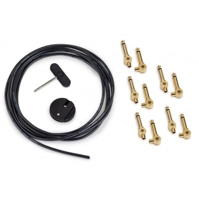 SET SOLDERLESS - 10 JACK, CABLE 3 M, 1 CUTTER, 1 KEY - CAB-PW-SET-GD