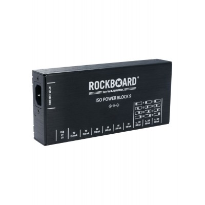 ROCKBOARD Power Block Iso V9 Iec, 9 À 18V, 100/230 Volt