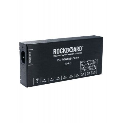 ROCKBOARD POWER BLOCK ISO V9 IEC, 9 À 18V, 100/230 VOLT