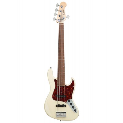 METROLINE VINTAGE J BASS ALDER OLYMPIC WHITE